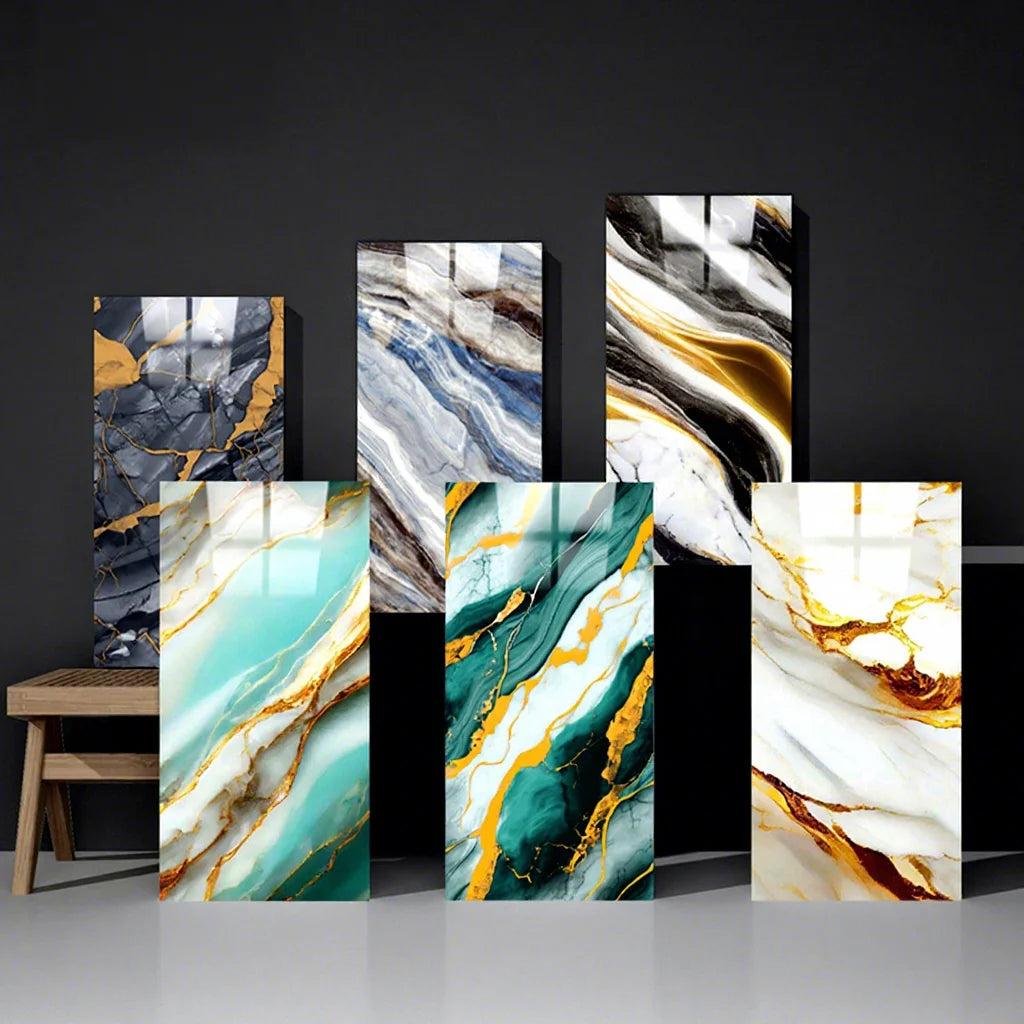 QUOROY 3D Marble Geometric Relief - Artisan Tile (3mm)