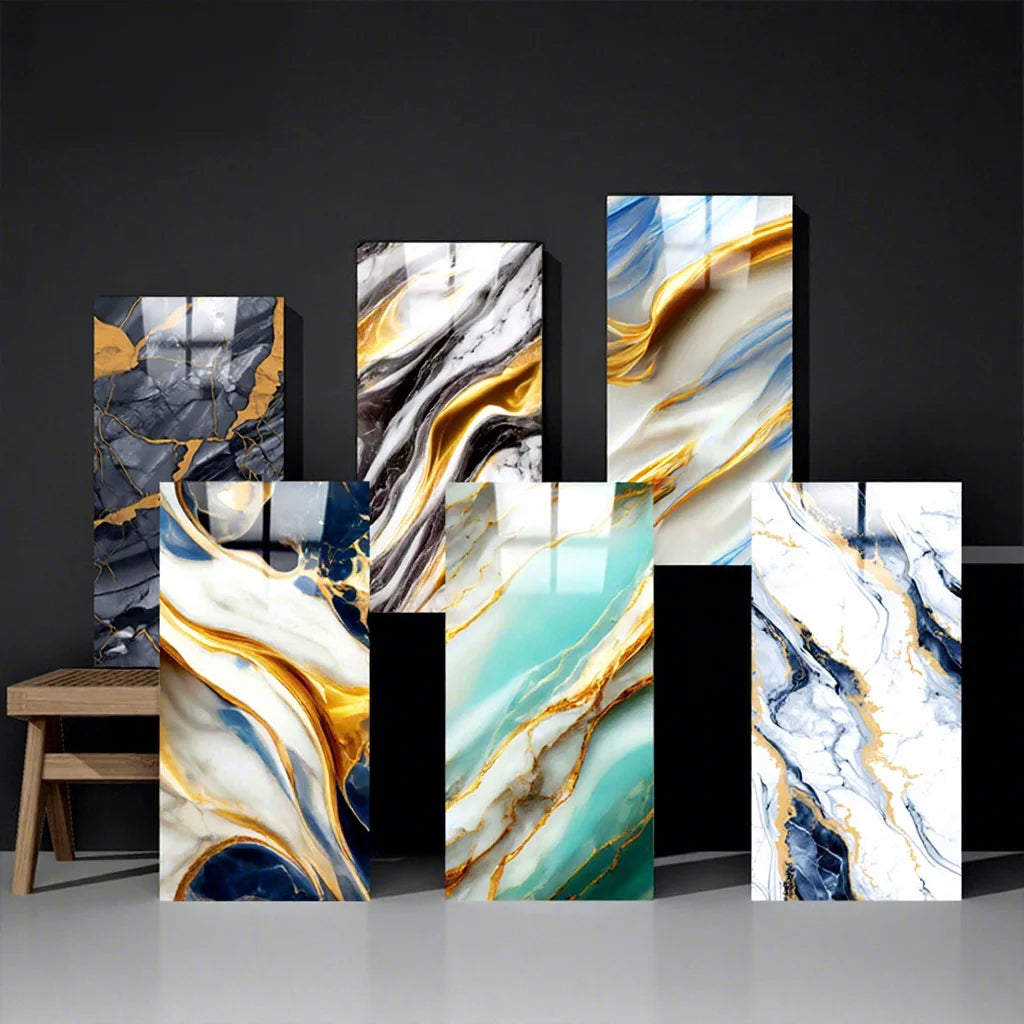 QUOROY 3D Marble Geometric Relief - Artisan Tile (3mm)