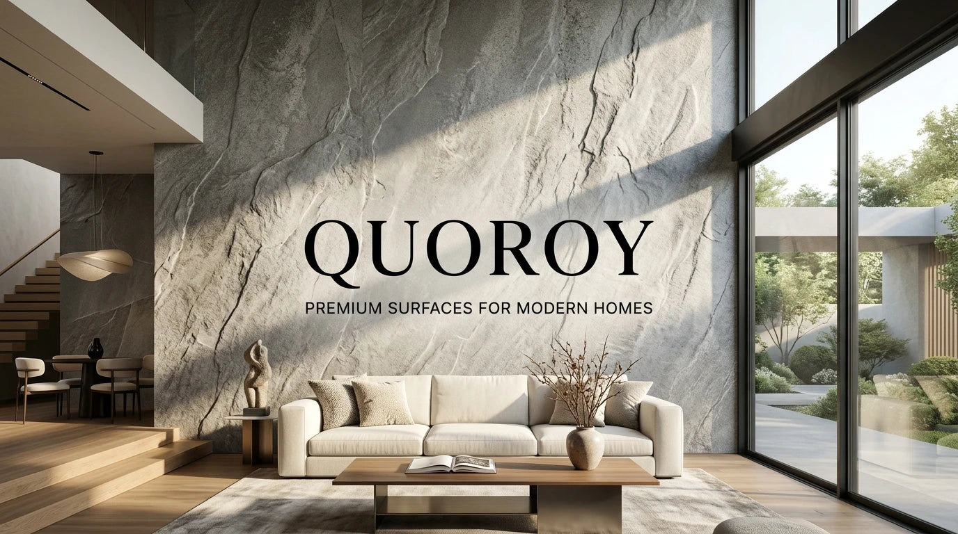 QUOROY Premium Surfaces Modern Home Banner